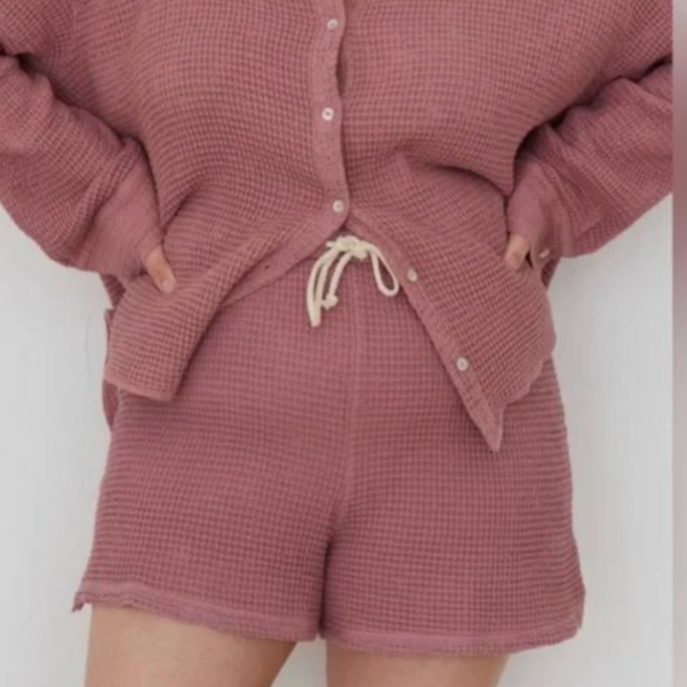 Donni waffle shorts